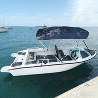 Nouvelle Arrivée Bateau de Pêche en Aluminium Soudé 4,98 m/16 pi, Bateau Sportif à Essence, Équipement de Divertissement Aquatique