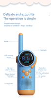 Venta caliente de fábrica llamada de larga distancia niños walkie talkie Radio bidireccional juguetes transceptor inalámbrico para niños niñas senderismo Camping