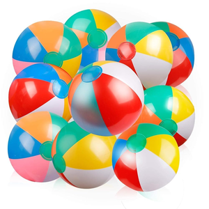 Ballons de plage arc-en-ciel, jouets gonflables pour piscine pour les jeux aquatiques d'été et les fournitures pour les fêtes d'anniversaire des enfants - Product Image 1