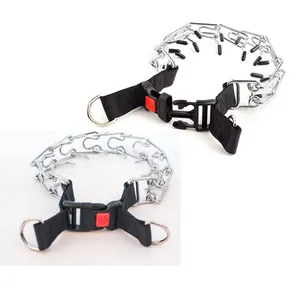 XL Eco-Friendly Plastic Dog Chain Training Collar Custom Weight for Small to Large Hunting and Walking Dogs