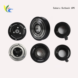 Bộ ly hợp điện từ máy nén khí ô tô nhãn hiệu YC 12/24V cho Outback 6PK, bộ phận cuộn dây, ròng rọc, cụm trục mới - Product Image 2