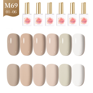AILANUO 6 Colors 15ml Tpo Hema Free High Pigment Solid Color Nail Gel Collection Private Label Wholesale UV Gel Color <b>Varnish</b> - Product Image 1