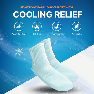 Factory Hot and Cold Therapy Socks for Feet Cold Cooling <b>Gel</b> Socks Foot <b>Ice</b> <b>Pack</b> Wrap Pain Relief Reusable Cold Therapy Sock - Product Image 3