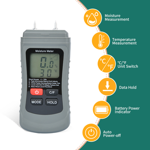 เครื่องวัดความชื้นไม้2024 MT01พร้อมจอ LCD วั<span class=keywords><strong>ด</strong></span>น้ำจากเฟอร์นิเจอร์ฟืนพื้นไม้และต้นไม้ - Product Image 3