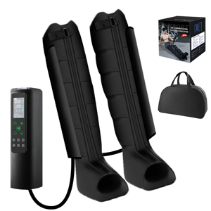 Masajeador de Piernas y Pies Inalámbrico Profesional LEAMAI, 12 Modos, Presión Neumática de 60-270 mmHg, Compresión de Aire de 4 Cámaras - Product Image 1