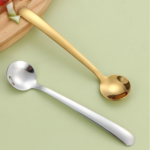 304 Stainless Steel Mini Seasoning Spoon, <b>Honey</b>/Coffee/Milk Powder Spoon, Salt/MSG Spoon, Household Dessert Small Spoon - Product Image 4