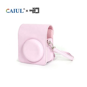 กระเป๋ากล้องหนังสำหรับ <span class=keywords><strong>Instax</strong></span> Mini 13 กระเป๋าหนัง OEM ป้องกันรอยขีดข่วน กระเป๋าเก็บกล้องแบบแข็งสำหรับเดินทาง อุปกรณ์เสริมกล้องถ่ายรูปทันที - Product Image 6