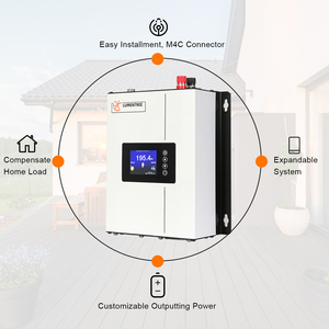 Onduleur solaire monophasé Lumentree G2 Sun-Series 600W 800W 1kW 2kW pour usage domestique, raccordement au réseau avec limiteur - Product Image 4