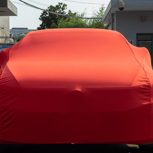 Housse de voiture en Satin, toile extensible universelle, pour <span class=keywords><strong>Garage</strong></span>, Kit abri Auto waffle, accessoires Auto - Product Image 4