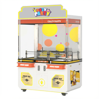 YPfuns Machine à griffes personnalisée en acrylique et bois avec boule magique rigide et cadeau pour enfants, poupée grue