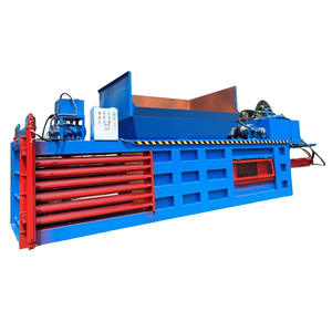 Machine d'emballage hydraulique horizontale pour le compactage de gros déchets de papier, de bouteilles en plastique, de sacs tissés et de matériaux de récupération, y compris pour l'emballage de boissons. - Product Image 5