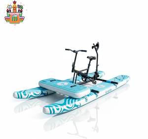 Aufblasbares Tret-Wasserfahrrad aus PVC und Aluminium, schwimmendes Hydro-Bike für Erwachsene, See- und Meeresfreizeitfahrrad - Product Image 5