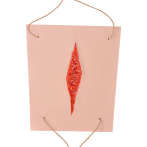 Modèle d'entraînement aux lacérations portable - Simulation de traumatisme sanguin réaliste, outil de pratique des premiers secours - Product Image 1