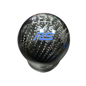 Pommeau de levier de vitesse de voiture en fibre de carbone pour <span class=keywords><strong>ford</strong></span> <span class=keywords><strong>fiesta</strong></span> <span class=keywords><strong>rs</strong></span> focus - Product Image 1