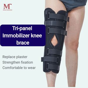 <span class=keywords><strong>Rodillera</strong></span> Deportiva Profesional para Adultos, Ajustable, Transpirable, con Bisagras, Soporte Delgado para Pierna Recta, Férula Estabilizadora - Product Image 4