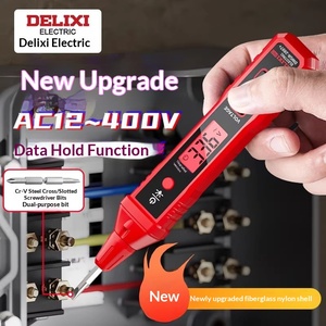 Delixi R2897 - Lápiz detector de cables rotos multifunción de 12-600V 3966 con pantalla digital, prueba de inducción especial para electricistas - Product Image 1