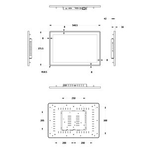 Monitor de Pantalla Táctil Capacitiva QIQU de 22 Pulgadas con Iluminación LED, Pantalla Multitáctil para Juegos de Máquinas Arcade y Equipos de Entretenimiento - Product Image 2