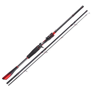 Chi-blade Cross-border Carbon Fiber Lure Rod 3-section Medium Action Stream Fishing Rod Freshwater Fish - Product Image 5