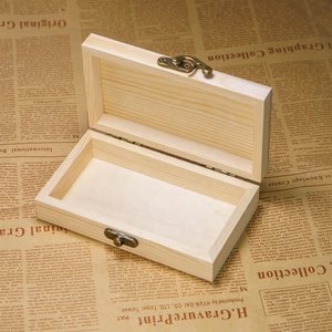 Décoration naturelle pour la maison mariage plumes noeuds <span class=keywords><strong>papillon</strong></span> cadeau boîte de rangement artisanat à la main boîte à bijoux avec couvercle de verrouillage en métal doré - Product Image 2