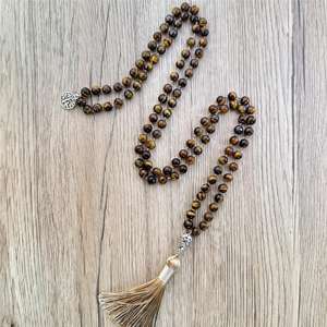 Bulk antike authentische schwarze 108 buddhistische jap-a tibetische Aquamarin Mala Perlen Kristall und Rosenkranz Chirstianität Meditation - Product Image 3