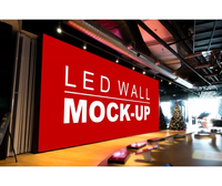 1 X1,5M P3.91 1000X1000 écran Led de location d'intérieur Dj paquet de mur vidéo panneau publicitaire incurvé équipement de toile de fond pour événement et fête