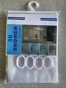 <span class=keywords><strong>Rideau</strong></span> <span class=keywords><strong>de</strong></span> <span class=keywords><strong>douche</strong></span> avec crochets imperméable à l'eau antibactérien résistant à la moisissure 3D <span class=keywords><strong>rideau</strong></span> <span class=keywords><strong>de</strong></span> <span class=keywords><strong>douche</strong></span> <span class=keywords><strong>semi</strong></span>-<span class=keywords><strong>transparent</strong></span> - Product Image 4