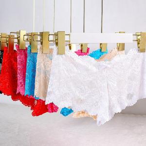 Tangas de Encaje sin Costuras para Mujer, Lencería Sexy con Perlas, Color Sólido, Tangas Divertidas y Sexys para Chicas - Product Image 1