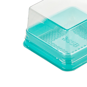 Envases Transparentes Cuadrados de Plástico para Cupcakes, Soportes con Tapa de Domo, Embalaje Tipo Blister para Pasteles Lunares, Caja de Embalaje para Muffins, Postres y Mini Pasteles - Product Image 5