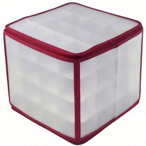 2022 New Household Essentials Sturdy Plastic <b>Christmas</b> <b>Tree</b> Ball Ornament Organizer <b>Storage</b> <b>Storage</b> <b>Box</b> - Product Image 1