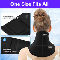 Compresse chaude/froide universelle pour soulager les douleurs cervicales, support souple réglable 37x18cm, modèle YW085, anti-stress, fournie directement par l'usine