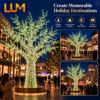 Guirlande LED Pixel, arbre artificiel lumineux 450 cm, pixels adressables pleine couleur, arbre porte-bonheur avec contrôle DMX512