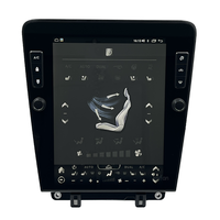 Unit Head Layar Sentuh Vertikal Android 12.1 inci untuk Ford Mustang GT 2008 2010 2014 Upgrade Radio Navigasi