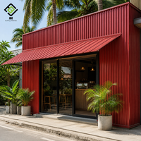Tôle de toiture en PVC haute résistance, imperméable, ignifuge et isolante thermiquement, à faible coût pour villas en Pérou, au Chili et au Panama