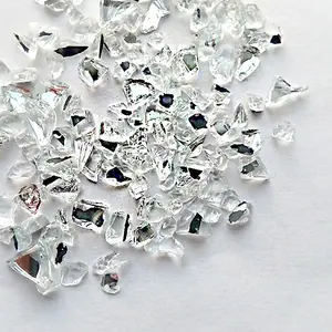 Chips de vidro espelhados decorativos de 1-3mm, para pedra projetada