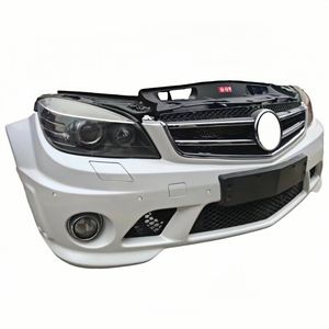 Para Mercedes Benz <span class=keywords><strong>W204</strong></span> AMG Sport, parachoques delantero de lujo, luz antiniebla, recortes, Material ABS de nueva condición para modelos Clase C CLA - Product Image 3