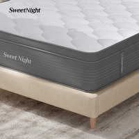 Matelas Euro Top en latex de luxe moderne, style hôtel 5 étoiles, confort haute densité, ressorts ensachés 5 zones, pour chambre, appartement, hôpital
