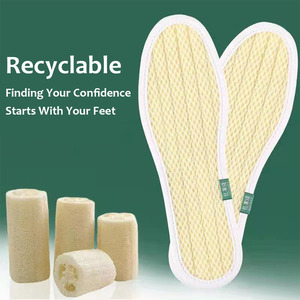 Semelles intérieures unisexes en loofah naturel faites à la main, confortables, anti-odeur, respirantes, pour le sport, déodorantes et absorbant la transpiration - Product Image 4