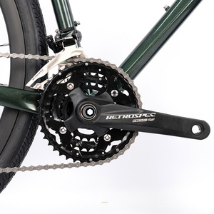 Vélo de gravier TWITTER <span class=keywords><strong>GRAVEL</strong></span>-G2 en alliage d'aluminium, guidon plat, vélo de route 30 vitesses avec fourche en fibre de carbone - Product Image 2