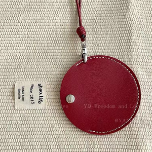 Collar de cuerda tejida en forma de corazón tridimensional de cuero de Venta caliente 2025 collar de gafas de sol con llave de moda Ins único - Product Image 5