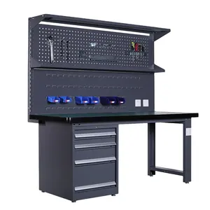 Workshop Assembly Line Working Table with Drawer Anti Static Workbench Heavy Duty Work Table
