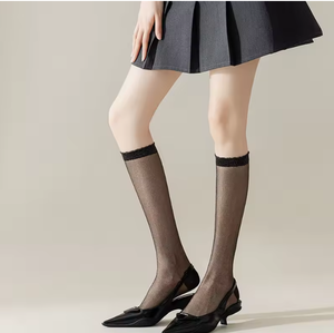 <span class=keywords><strong>Calze</strong></span> Glitterate Estive 2026ZP da Donna Sottili Sopra il Ginocchio con Glitter - Product Image 2