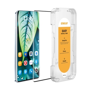 Protection d'écran en verre pour OPPO Find <span class=keywords><strong>X6</strong></span> <span class=keywords><strong>Pro</strong></span> ENKAY, installation facile, film en verre trempé à couverture intégrale avec colle latérale, pliage à chaud - Product Image 1