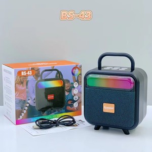 2025 nouveaux produits BS-43 Mini haut-parleur BT sans fil extérieur Portable cadeau petit lecteur Audio Rechargeable lecteur haute puissance - Product Image 5