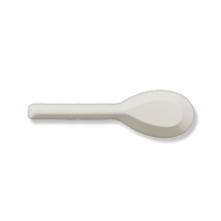 Cuillère chinoise de fécule de maïs biodégradable et écologique 120mm