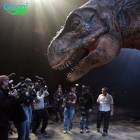 Fabrication de dinosaures Gecai Jurassic robots animatroniques géants simulés taille réelle dinosaure t-rex