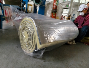 Isolamento Termico e <span class=keywords><strong>Fonoassorbente</strong></span> Ecologico 30kg/m per Pareti e Tetti di Edifici, Rotoli e Fogli di Lana di Vetro - Product Image 5