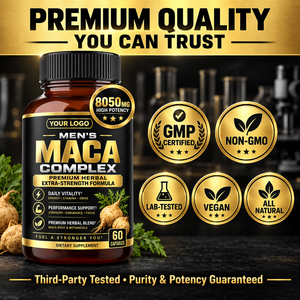 Best-seller : soutient la vitalité quotidienne, la performance, la force, l'endurance, la concentration, le bien-être général, complexe de maca pour hommes, capsule sportive - Product Image 6