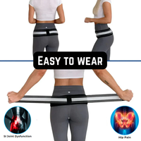 Ceinture de hanche sacro-iliaque unisexe ceinture de soutien du bas du dos et du bassin pour le soulagement de la douleur lombaire et de la hanche du nerf sciatique