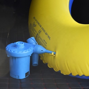 DC12V बिजली पोर्टेबल एयर पंप inflatables के लिए, हवाई गद्दे के लिए त्वरित-भरने हवा पंप inflator deflator बेड़ा बिस्तर नाव पूल खिलौना - Product Image 2