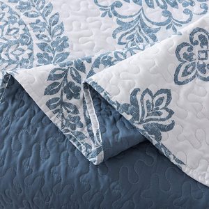 100% cotone biancheria da Letto di Lusso King Size Trapunte Commercio All'ingrosso Copriletto Sul Letto di colore solido Pianura personalizzato pigmento - Product Image 5